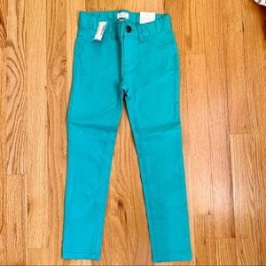 NWT Children’s Place Teal Jegging size 6